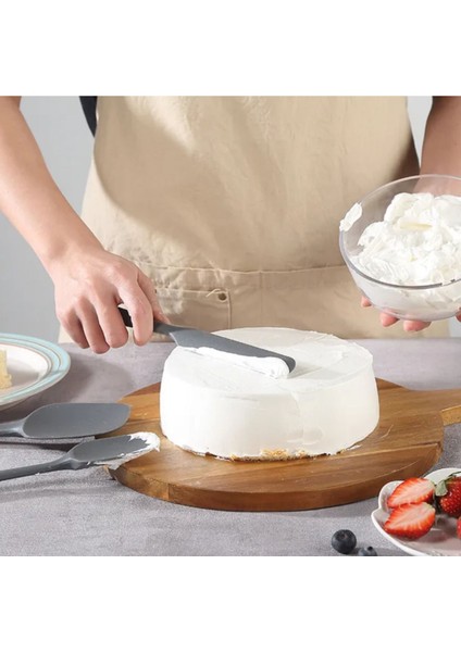 Gri 6lı Takım Yanmaz Yapışmaz Mutfak Pasta Silikon Yumurta Fırçası Kaşık Bıçak Spatula Seti fiyatları