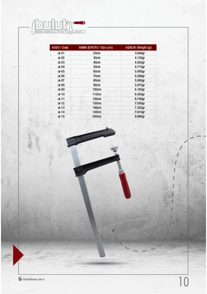 Uzun Çeneli Işkence 100 cm - 1000X215 mm
