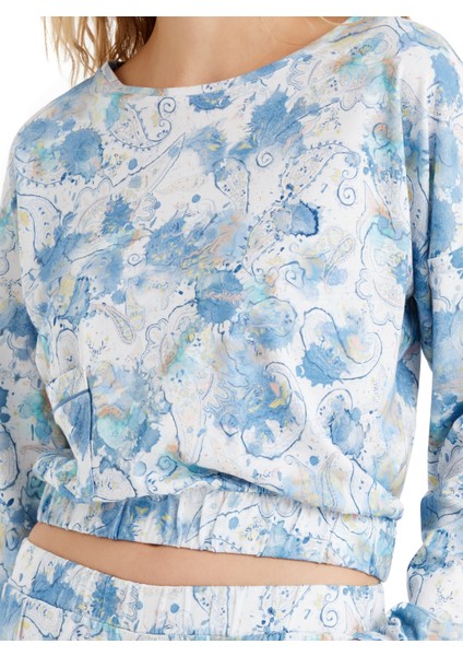 Kadın Sweatshirt 51628 - Baskılı fırsatları