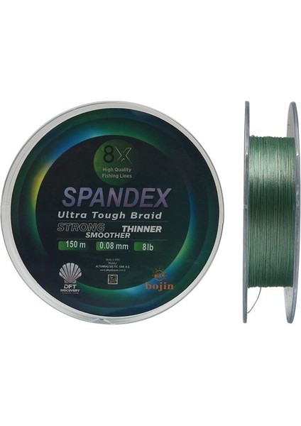 Bojin 8x Spandex 0.08 mm 150M Ip Misina 8 Lbs Çeker