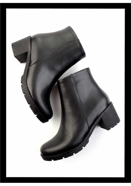Siyah Kadın Bot & Bootie K02156203009