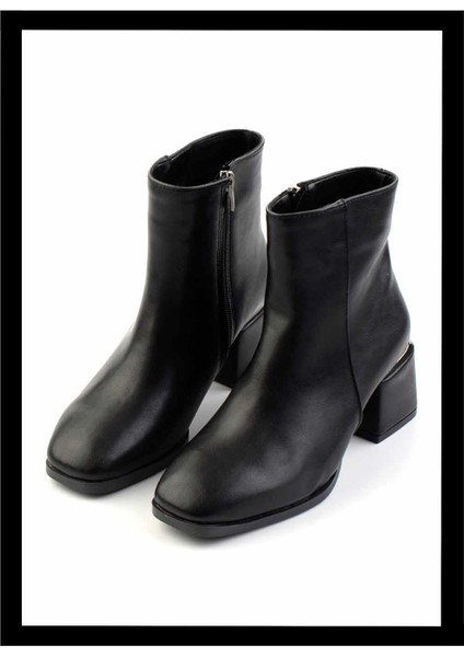 Siyah Kadın Bot & Bootie K02874304009