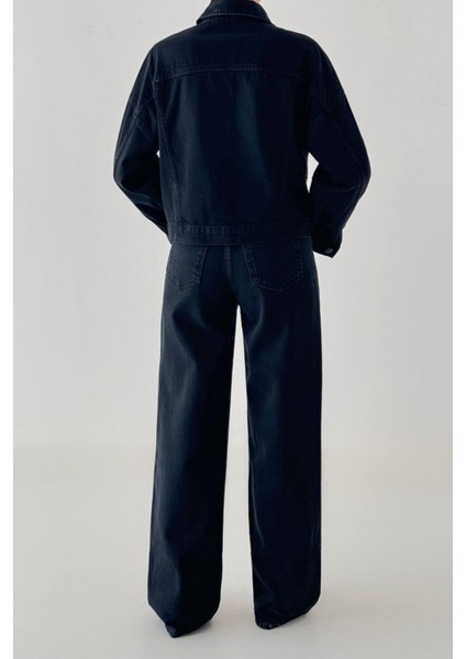 7758 Taşlı Kadın Jean Ceket fiyatları