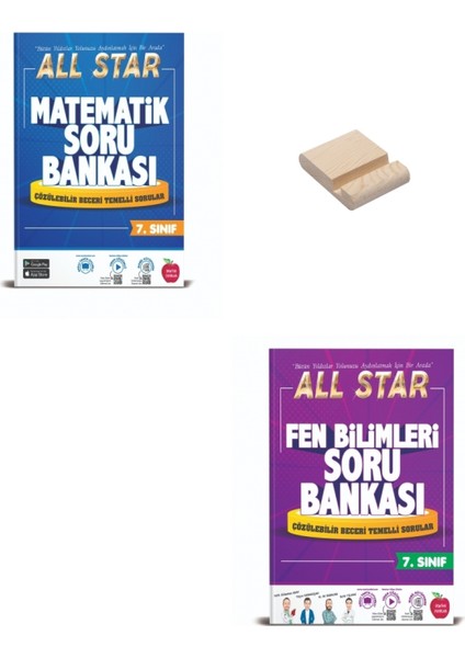 7. Sınıf All Star Matematik ve Fen Bilimleri Soru Bankası - Telefon Tutucu