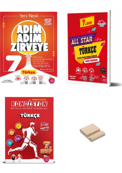 7. Sınıf Adım Adım All Star ve Kondisyon Türkçe Seti - Telefon Tutucu