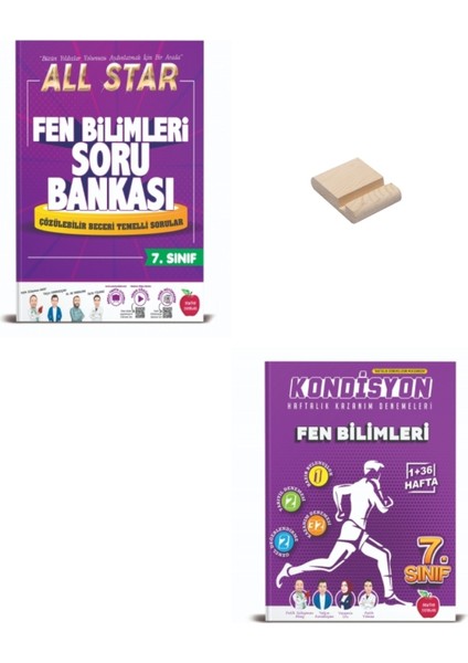 7. Sınıf All Star-Kondisyon Fen Bilimleri Soru Bankası ve Deneme - Telefon Tutucu
