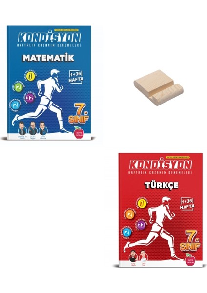 7. Sınıf Kondisyon Matematik ve Türkçe Denemeleri - Telefon Tutucu