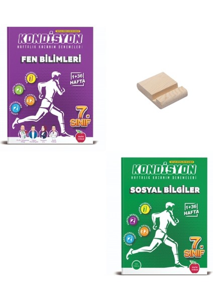 7. Sınıf Kondisyon Fen Bilimleri ve Sosyal Bilgiler Denemeleri - Telefon Tutucu