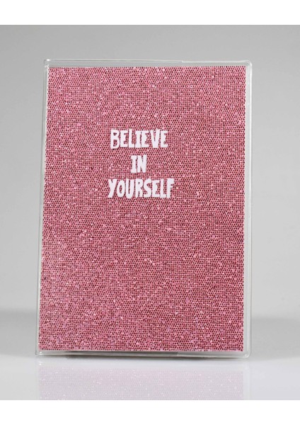 Belıeve Pembe Simli Defter