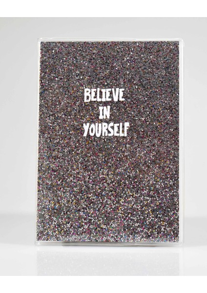 Belıeve Gri Simli Defter