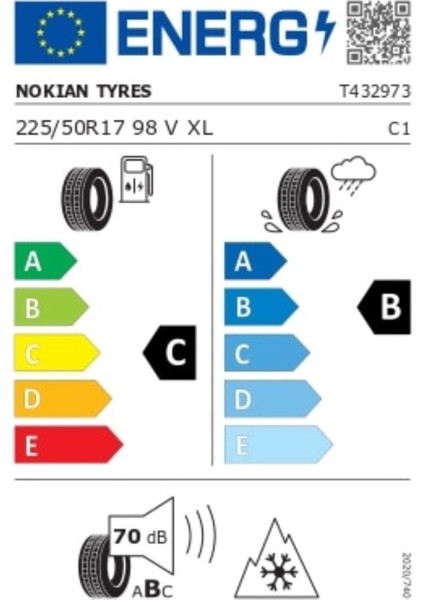 225/50 R17 98V XL Snowproof 1 Kış Lastiği ( Üretim Yılı: 2023 )