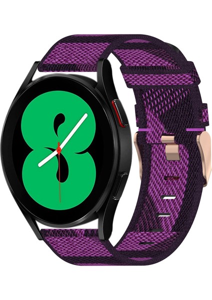 Samsung Galaxy Watch 4 44MM Için Naylon Dokuma Saat Kayışı (Yurt Dışından)