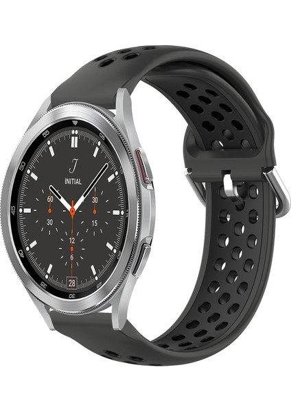 Samsung Galaxy Watch 4 Classic Için 20MM Silikon Kayış 46MM (Yurt Dışından)