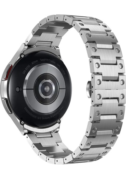 Samsung Galaxy Watch6 Classic 43 / 47MM Için Metal Kayış (Yurt Dışından)