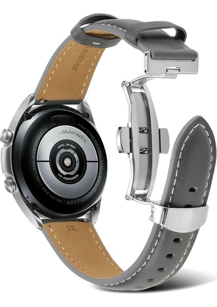 Samsung Galaxy Watch4 20MM Için Hakiki Deri Saat Kayışı (Yurt Dışından)