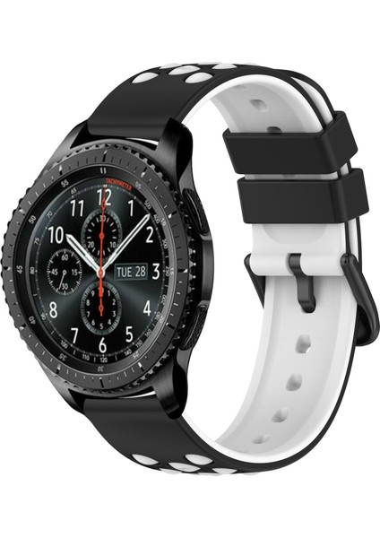Samsung Gear S3 Frontier Için Iki Renkli Silikon Saat Bandı (Yurt Dışından)