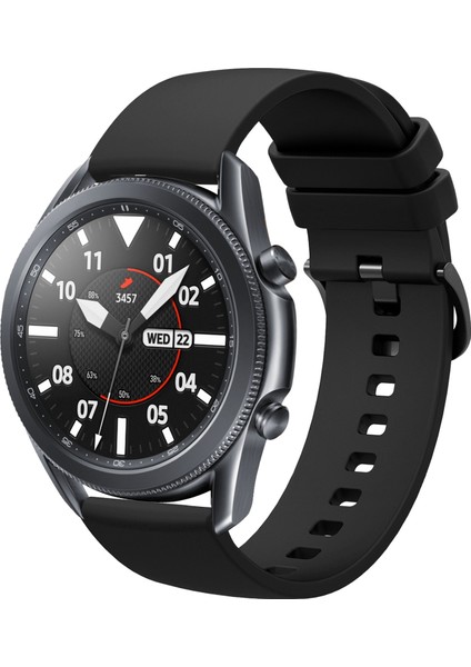 Samsung Galaxy Watch3 45MM Için Silikon Saat Bandı (Yurt Dışından)