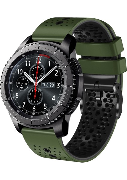 Samsung Gear S3 Frontier Için Iki Renkli Silikon Saat Bandı (Yurt Dışından)