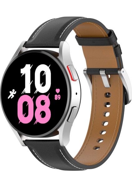 Samsung Galaxy Watch 5 Pro 45MM Için Deri Saat Kayışı (Yurt Dışından)