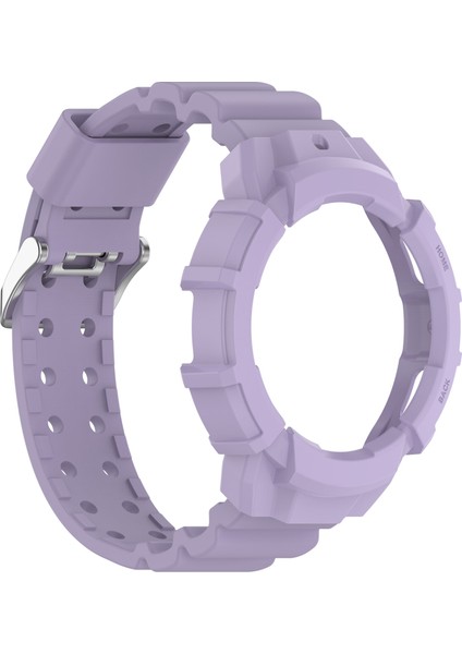 Samsung Galaxy Watch4 44MM Için Silikon Kayış + Saat Kılıfı (Yurt Dışından)
