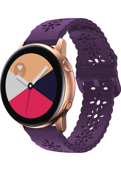 Samsung Galaxy Watch4 40/44MM Için Silikon Kayış (Yurt Dışından)