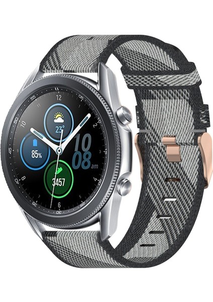 Samsung Galaxy Watch3 45MM Için Naylon Dokuma Saat Kayışı (Yurt Dışından)