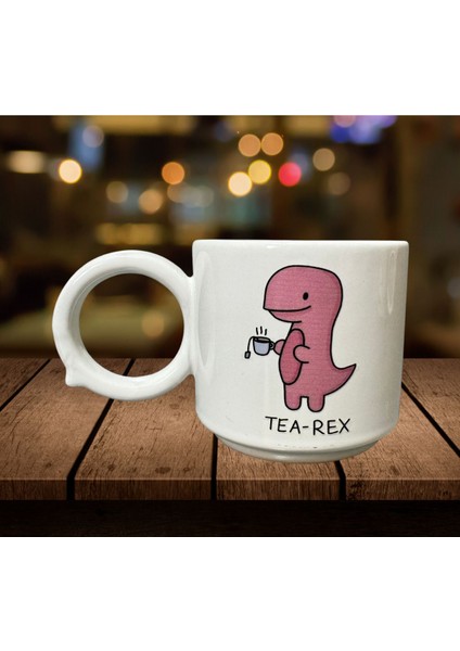Seramik Bardak Tea-Rex