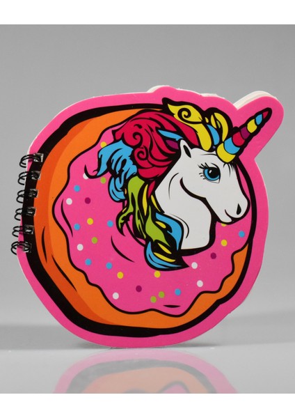 Doughnut Unıcorn Mini Şekilli Defter