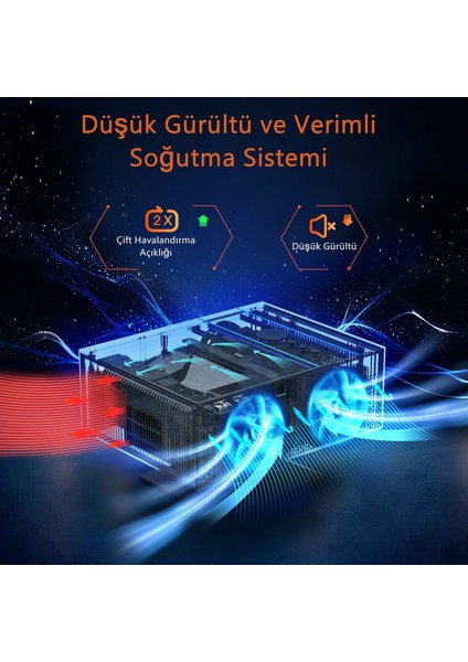 X6 1080P Full Hd LED Projeksiyon, 4K Desteği, Android, Wi-Fi, Bt 5.2, Otomatik Odaklama, 30000 Lümen Siyah