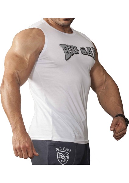 Sıfır Kol Beyaz Antrenman Atleti Big Sam 2238