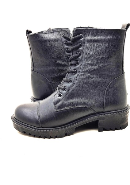 5003 MODA KADIN HAKİKİ DERİ UZUN KONÇLU POSTAL BOT fırsatları