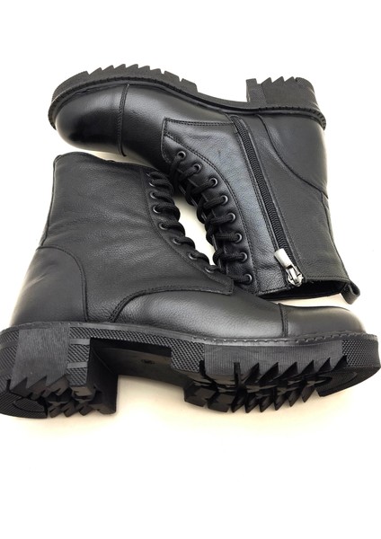 5003 MODA KADIN HAKİKİ DERİ UZUN KONÇLU POSTAL BOT indirimleri