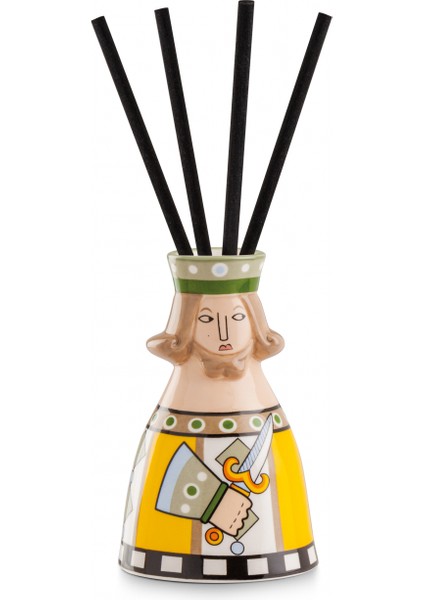 I Girgenti Kral Çubuklu Koku Difüzörü 7 cm x 10 cm Sarı