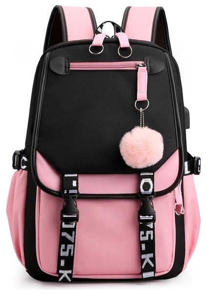 Kanvas Çok Katmanlı Bilgisayar Okul Sırt Çantası (Yurt Dışından)