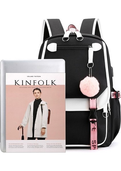 Kanvas Çok Katmanlı Bilgisayar Okul Sırt Çantası (Yurt Dışından) modelleri