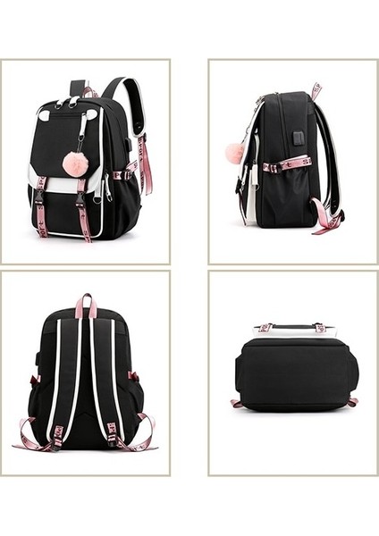 Kanvas Çok Katmanlı Bilgisayar Okul Sırt Çantası (Yurt Dışından) indirimleri