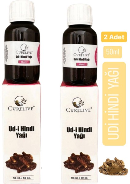 Udi Hindi Yağı (2 x 50 ml)