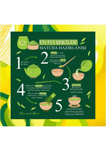 Lemon Matcha - Limon Aromalı Matcha, 25 Gr