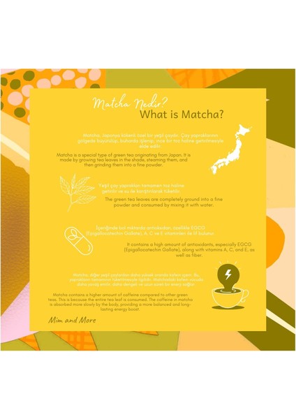 Melon Matcha - Kavun Aromalı Matcha, 50 Gr