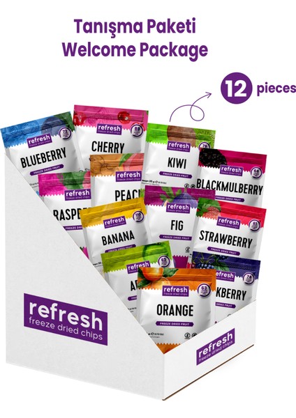 Refresh Chips Tanışma Seti Freeze Dry