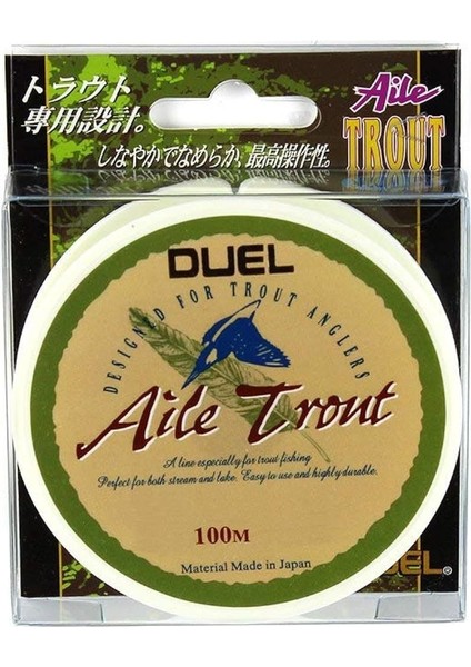 Duel Aile Trout 0.20 mm 100M Monofilament Misina 6 Lbs Çeker