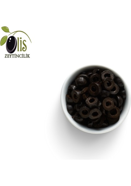 Dilimli Siyah Zeytin Süzme Ağırlık 2 kg Kova