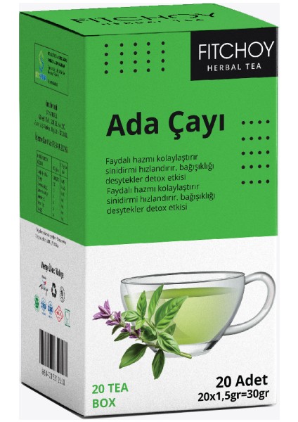 Fitchoy Ada Çayı 20 Adet