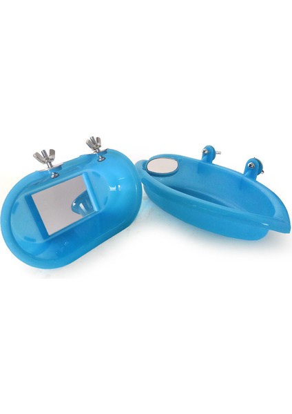 Yeşil Stil 1 Adet Kuş Oturuşlu Duşlu Evcil Kuş Banyo Kafes Lavabo Papağan Banyo Leğeni Papağan Duş Malzemeleri Ayna Yem Kabı Kuş Aksesuarları (Yurt Dışından) modelleri