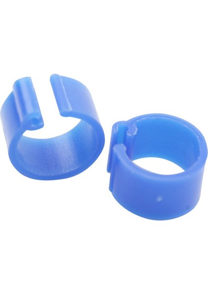 Koyu Mavi 100 Adet Tarzı Kuş Güvercin Ayak Halkası On Renk Iç Çap 8mm Hafif Ağırlık Hareket Özgürlüğü Kümes Kuşu Halka Kuş Taşıma Kolay Kurulum (Yurt Dışından)