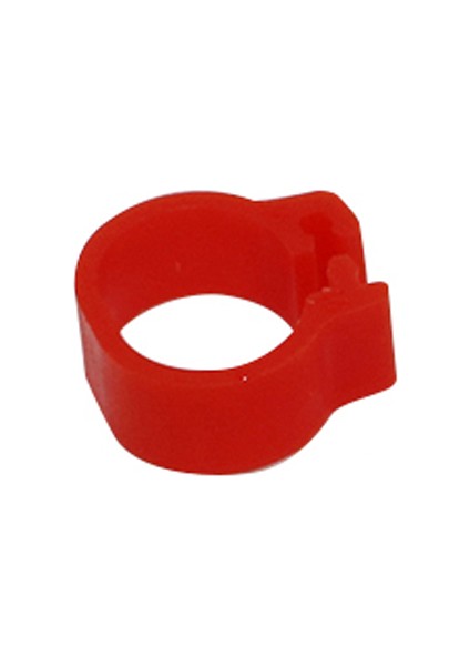Kırmızı Stil Küçük Kuş Plastik Klips Halka Güvercin Renk Ayak Halkası 10 Renk Güvercin Bıldırcın Yavru Kuş Malzemeleri (Yurt Dışından)