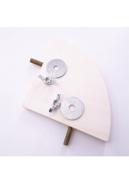 L 17X17CM Stili Fan Şekilli Kuş Papağan Ahşap Stand Raf Kuş Kafesi Aksesuarı Devekuşu Için Perçin Küçük Hayvan Sincap Hamster Standı Kurulu (Yurt Dışından) indirimleri