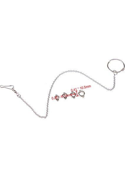 No.7 Tarzı Sl Paslanmaz Çelik Papağan Ayak Zinciri Isırma Karşıtı Uçma Eğitim Bileziği Ringa Macaw Muhabbet Kuşu Kakadu Kuşu Muhabbet Kuşu Kuş Malzemeleri (Yurt Dışından)