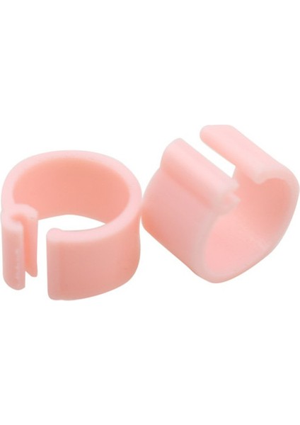 Pembe 100 Adet Tarzı Kuş Güvercin Ayak Halkası On Renk Iç Çap 8mm Hafif Ağırlık Hareket Özgürlüğü Kümes Kuşu Halka Kuş Taşıma Kolay Kurulum (Yurt Dışından)