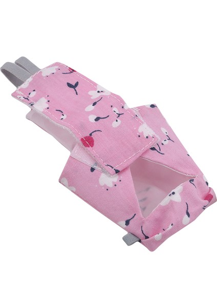 Pembe Tarzı S Beden Papağan Bebek Bezi Yaka Mendilli Sevimli Renkli Baskılı Kakadu Güvercinleri Küçük Orta Büyük Evcil Kuş Uçuş Takımı Kıyafetler Yıkanabilir (Yurt Dışından)